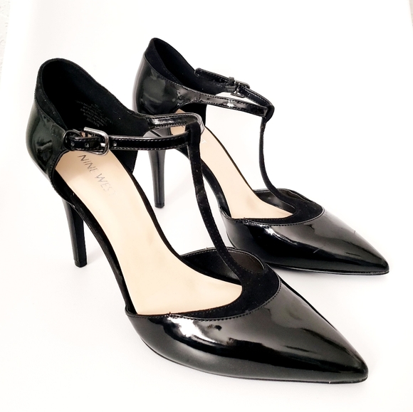 nine west patent leather heels